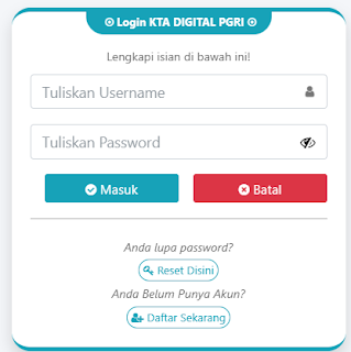 Register PGRI Kumai - Persatuan Guru Republik Indonesia Cabang Kumai